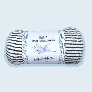 NEW Bamboo Charcoal Hair Towel Wrap